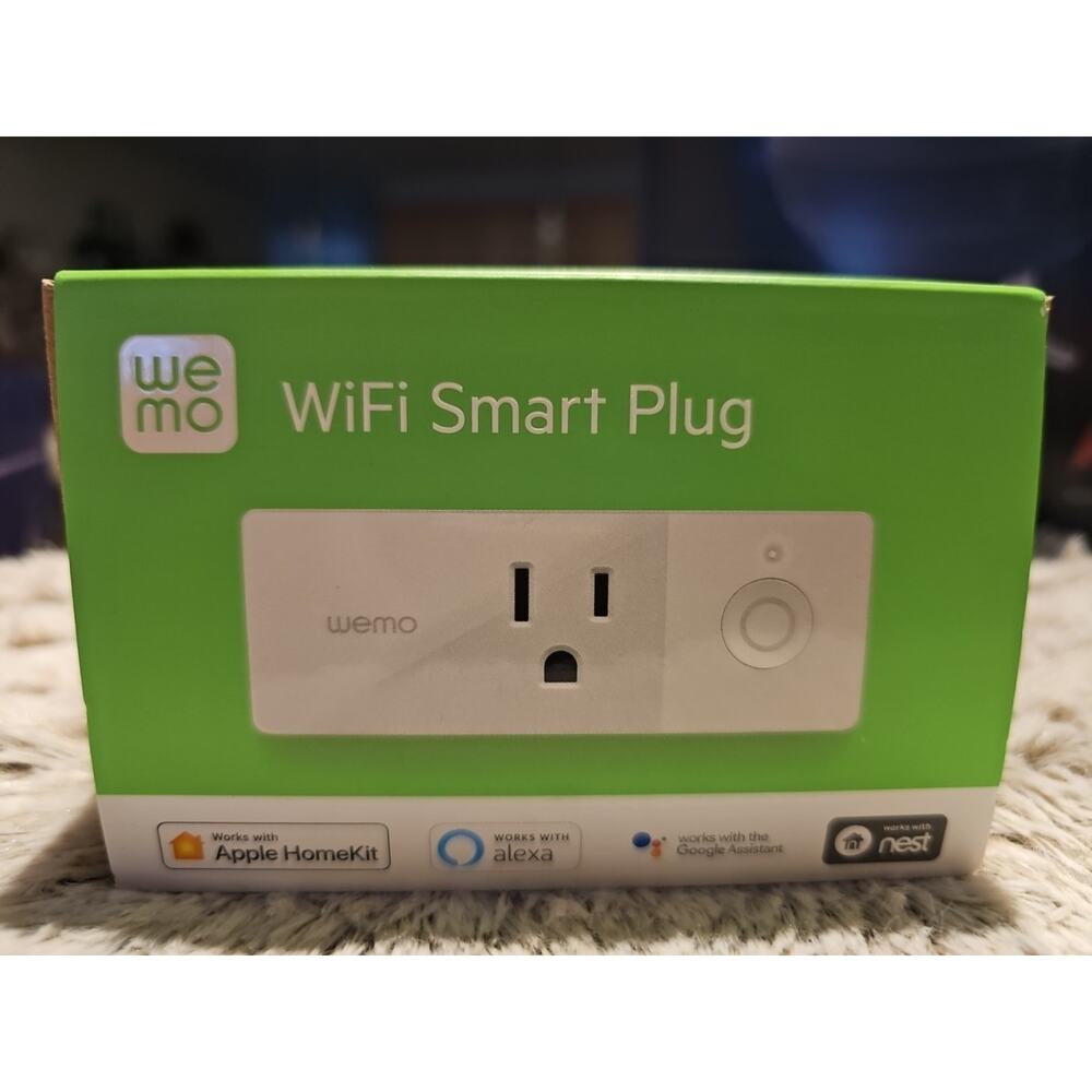 WeMo WiFi Enabled Mini Smart Plug - White (F7C063)